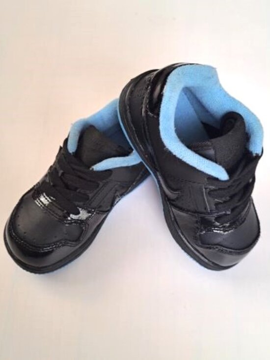 Nike Other - Nike Delta Force Low Toddler 6.5C Black & Baby Blue Sneakers 325241-066